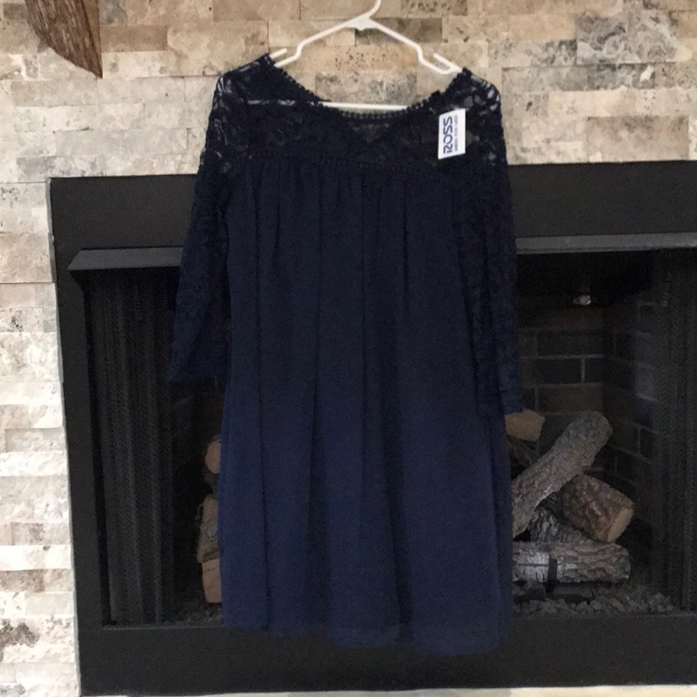 Navy blue dress